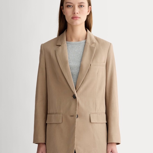 Everlane Jackets & Blazers - Everlane Women's Oversized Blazer in Ash Brown, Size 12